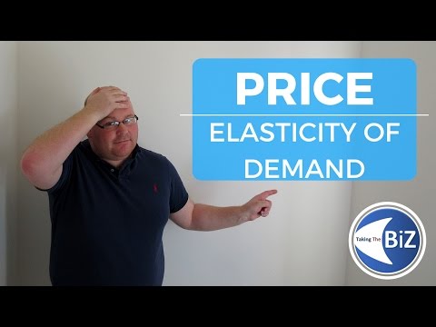 A level Business Revision - Price Elasticity of Demand
