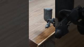Proses coating pada meja kayu #wood #luxury #meja #mejajati #arsitek #furniture #asmr #countrymusic