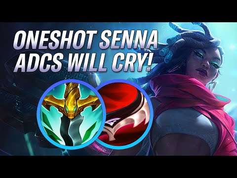 *ONE SHOT* EVERYONE! FULL LETHALITY SENNA SUPPORT! SENNA WILD RIFT GAMEPLAY