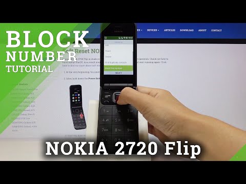 How to Block Number in NOKIA 2720 Flip - Blacklist