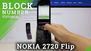 How to Block Number in NOKIA 2720 Flip - Blacklist