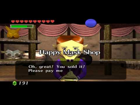 Zelda Ocarina of Time HD 100% Walkthrough - Part 22 - Mask Trading Part 2