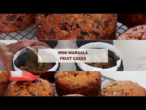 Make these mini marsala fruit cakes this Christmas | Australia's Best Recipes