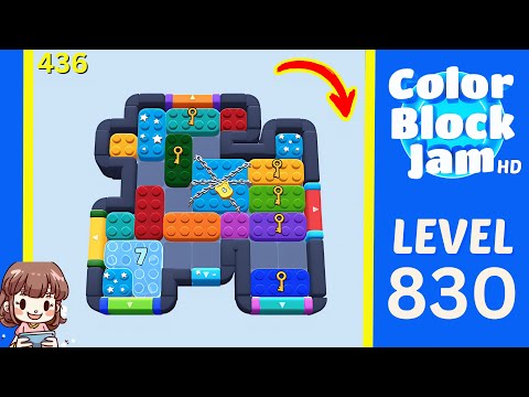 Color Block Jam Level 436 (830) Solution Walkthrough