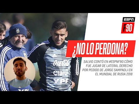 ¡Imperdible! #Salvio recordó cómo fue jugar de '4' en el Mundial 2018 por pedido de #Sampaoli