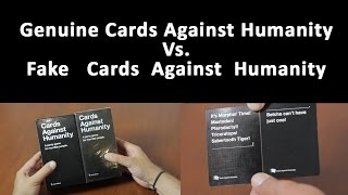 Cards Against Humanity - Genuine vs Fake
