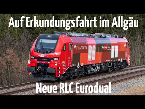 Niegelnagelneue Rail Cargo Group 2159 264 (Stadler Eurodual) auf Erkundungsfahrt im Allgäu