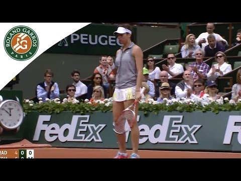 A. Radwanska v A. Tomljanovic 2014 French Open Women's R3 Highlights