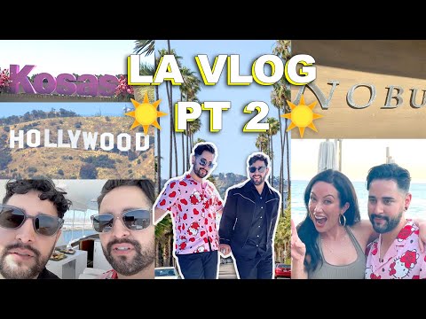 TOURING LOS ANGELES ! LA Vlog Part 2 💜🖤 The Welsh Twins