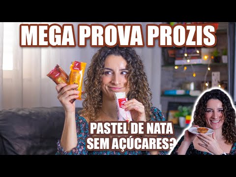 PROVEI PASTEL DE NATA ZERO AÇÚCARES, BARRAS DE PROTEÍNA, PUFFS E MUITO MAIS PRODUTOS PROZIS