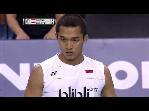 Victor Korea Open 2017 | Badminton F M3-MS | Anthony Sinisuka Ginting vs Jonatan Christie