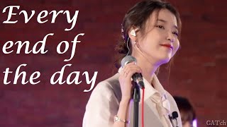 IU Every end of the day 하루끝 [Spring of a Twenty year old] with ROM ENGLISH lyrics on Palette 7