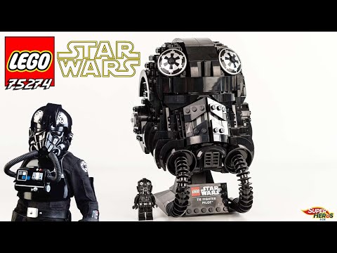 Vidéo LEGO Star Wars 75274 : Le casque de pilote de TIE-Fighter