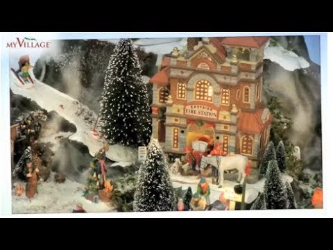 comment construire un village de noel miniature