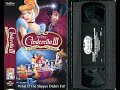 Opening Closing To Cinderella III A Twist In Time US VHS 2006 Demo Screener