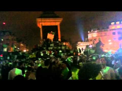 Algeria v russia trafalgar square celebrations 4