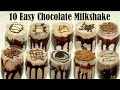 10 Easy Chocolate Milkshake Recipe How To Make Chocolate Summer Drinks