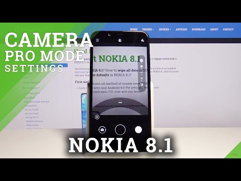 How to Activate Camera Pro Mode in Nokia 8.1 - Camera Pro Mode Feature