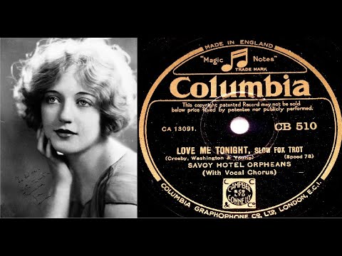 78 RPM – Savoy Hotel Orpheans – Love Me Tonight (1932)