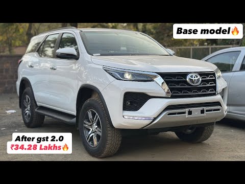 2026 Toyota Fortuner 4X2 Diesel (Base Model) Price & Features Full Detailed Review | Anurag Imley