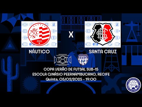 AO VIVO - Copa Verão de Futsal Sub-15 - Náutico x Santa Cruz (05/02/2016)