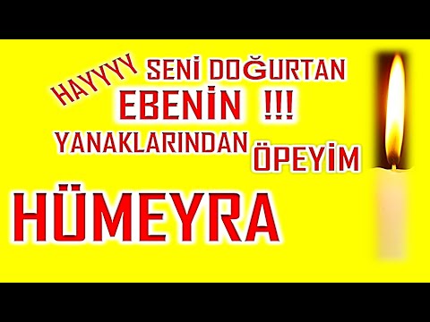 İyi ki Doğdun Hümeyra İsme Özel Komik Doğum Günü Şarkısı