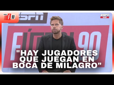 "BOCA PERDIÓ 0-0": el Pollo abrió #ESPNF90 con un editorial caliente sobre el empate en La Bombonera