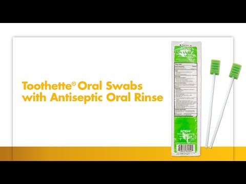 Why you should try Toothette Plus Oral Swabs with Antiseptic Oral Rinse from Stryker (6120)