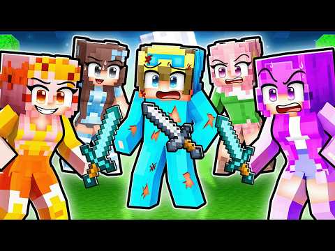 BOYS vs GIRLS Manhunt FINALE REMATCH in Minecraft!