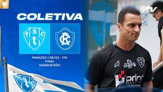 #PapãoTV: COLETIVA PÓS JOGO DO TÉCNICO JÚNIOR ROCHA (PAYSANDU 0x0 REMO ) - AO VIVO