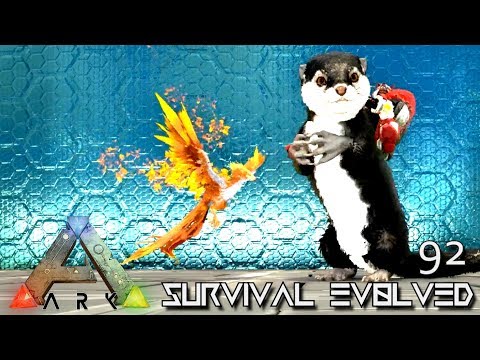 ARK: SURVIVAL EVOLVED - BABY PHOENIX & GIANT OTTER RIDEABLE FOREWORLD MYTH E92 (MOD EXTINCTION CORE)