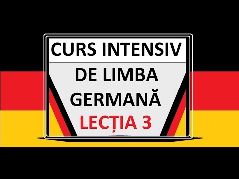 Limba Germana pentru incepatori | A1 | Curs INTENSIV | LECTIA 3