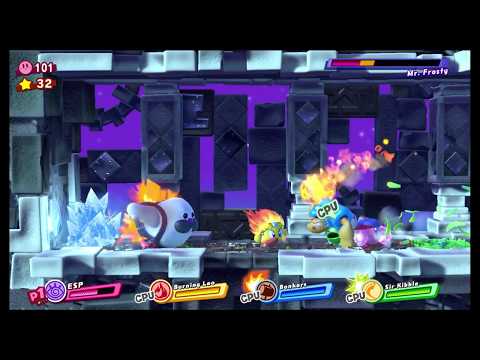 Kirby Star Allies - 100% Walkthrough (BLIND) World 4 - Level 9 Planet Towara