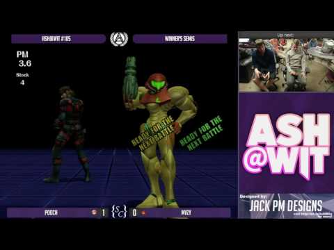 Poochg (Samus) vs Mvzy (D3, Snake) - ASH@WIT #105 PM Winner's Semis