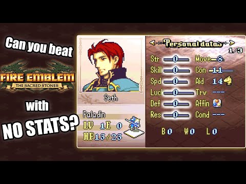 Can You Beat Fire Emblem 8 with 0 Bases AND 0% Growths?