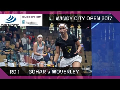 Squash: Gohar v Moverley - Windy City Open 2017 Rd 1 Highlights