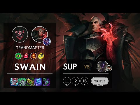 Swain Support vs Alistar - BR Grandmaster Patch 10.23