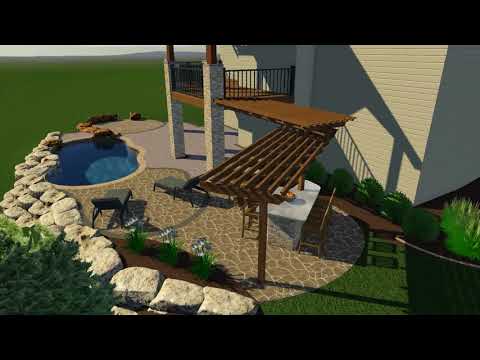 Northshore Pergola, Pool, and Patio | Groundscapes