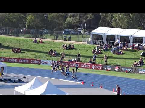 800m U/20yrs Men Final, Australian Junior Championships, Sydney Olympic Park 18/03/2018
