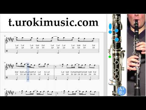 How to play Miley Cyrus - Used To Be Young on Clarinet Tabs Notes Solo
