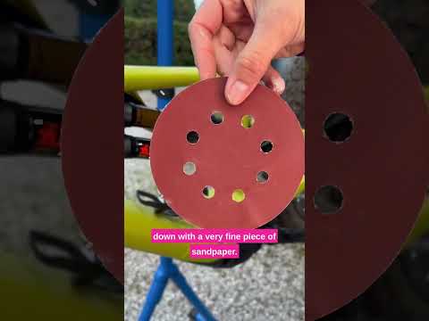 How To Repair Paint Chips On Your Bike #shorts