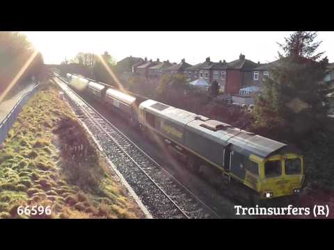 FL Class 66 No. 66596 on 4D54 Crewe BH - Hunslet Yard on 14.12.16 - HD