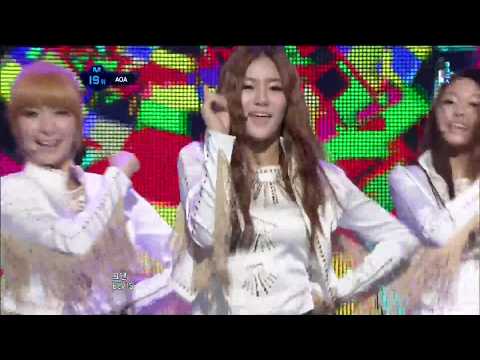 120823 Mnet M! Countdown   AOA Elvis