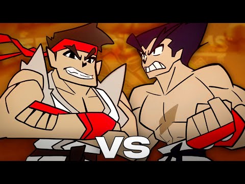 Ryu vs Kazuya. Épicas Batallas de Rap del Frikismo | Keyblade