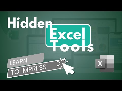 Useful Excel Hidden Tools and Tips - Time Saving features