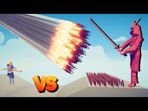 EVERY GOD vs 100x SHOGUN ARMIES  - Totally Accurate Battle Simulator TABS