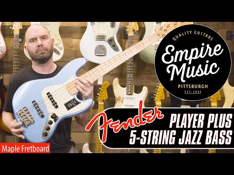 Fender Player Plus Jazz Bass 5-String (Maple Fretboard) - EMPIRE MUSIC