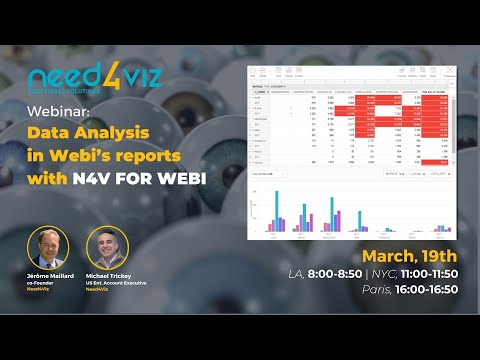 Data Analysis in Webi’s reports with N4V FOR WEBI extension