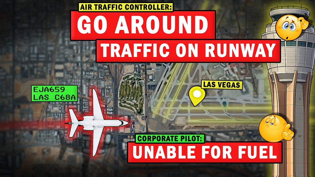 Netjets Pilots say "unable" to a GO AROUND Instruction Due to Low Fuel