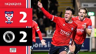 📺 Match Highlights | York City 2-2 Boreham Wood | 2025/26